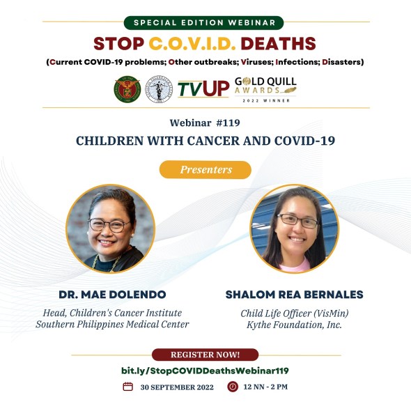 What we should know about COVID and children with cancer – University of the Philippines